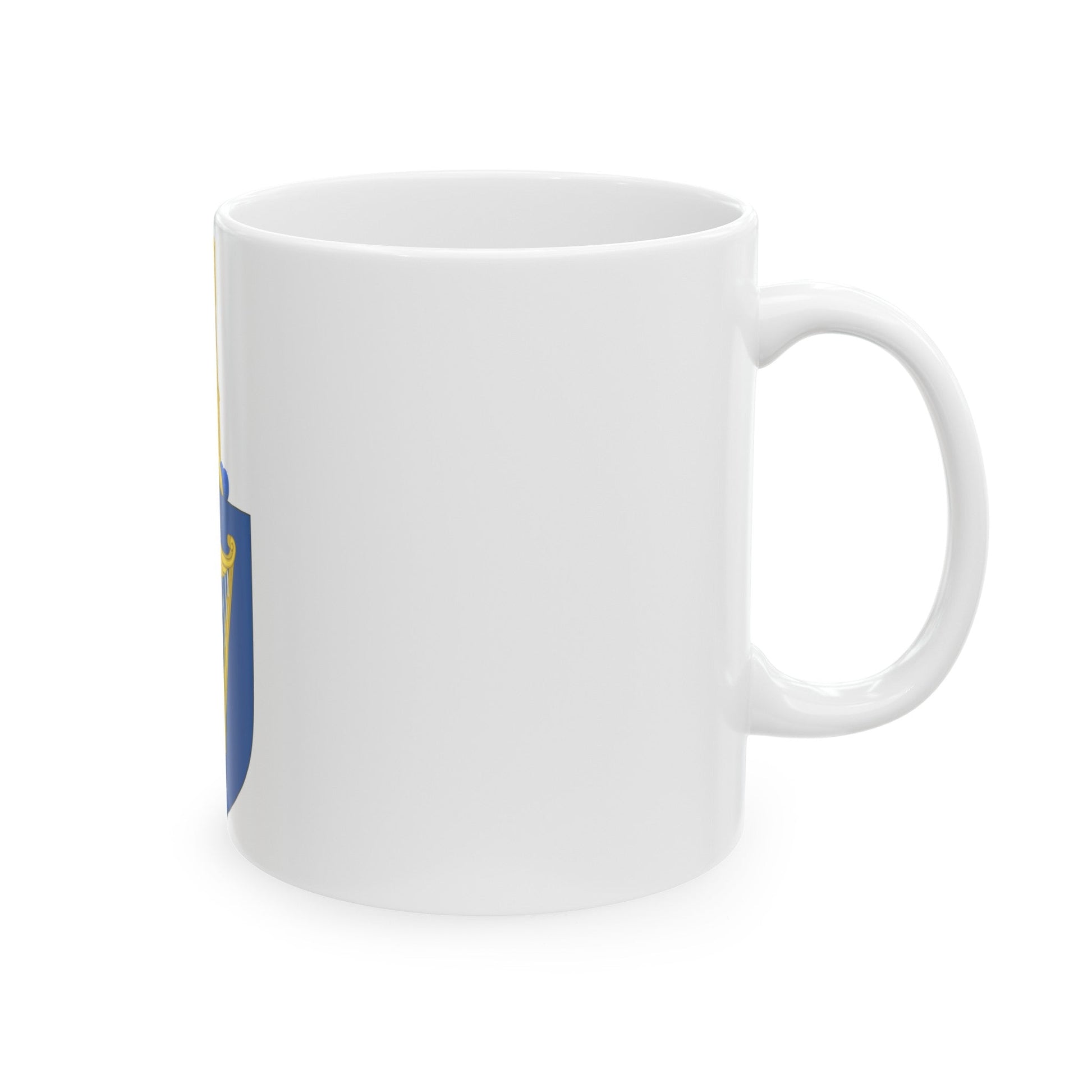 Royal arms of Ireland - White Coffee Mug-The Sticker Space