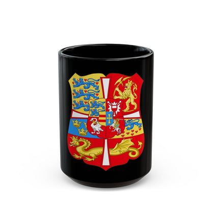 Royal Arms of Norway & Denmark (1559-1699) - Black Coffee Mug-15oz-The Sticker Space