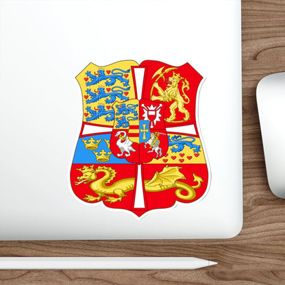 Royal Arms of Norway & Denmark (1559-1699) STICKER Vinyl Die-Cut Decal-The Sticker Space