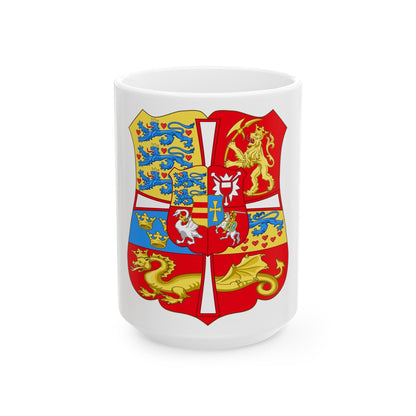 Royal Arms of Norway & Denmark (1559-1699) - White Coffee Mug-15oz-The Sticker Space