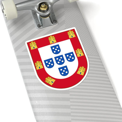 Royal Arms of Portugal (Portugal) (Coat of Arms) STICKER Vinyl Kiss-Cut Decal - The Sticker Space