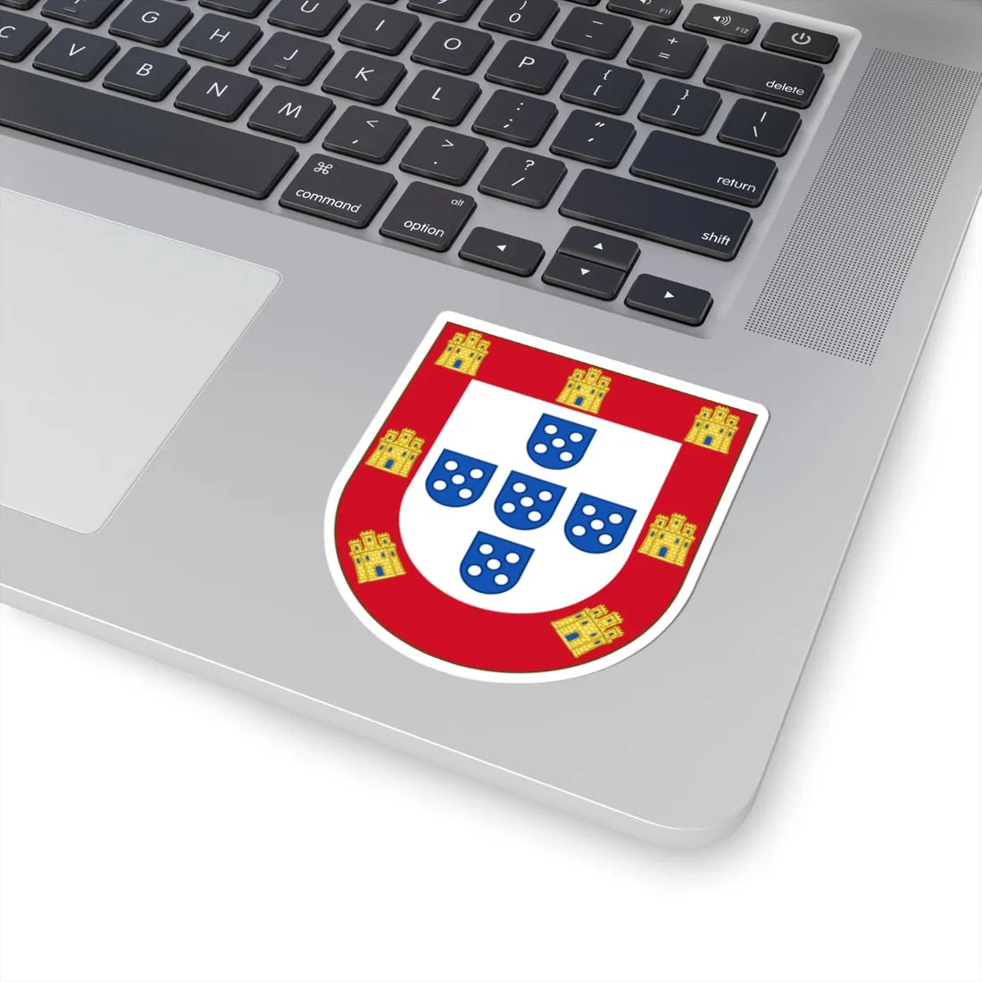 Royal Arms of Portugal (Portugal) (Coat of Arms) STICKER Vinyl Kiss-Cut Decal - The Sticker Space