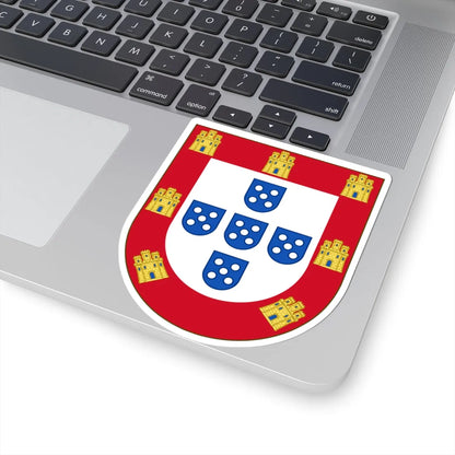 Royal Arms of Portugal (Portugal) (Coat of Arms) STICKER Vinyl Kiss-Cut Decal - The Sticker Space