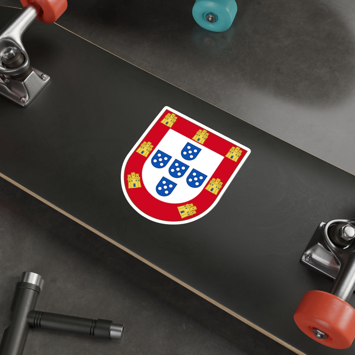 Royal Arms of Portugal STICKER Vinyl Die-Cut Decal-The Sticker Space