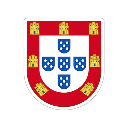 Royal Arms of Portugal STICKER Vinyl Die-Cut Decal 2 Inch - The Sticker Space
