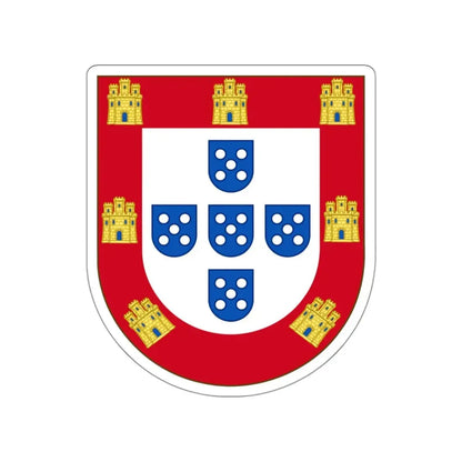 Royal Arms of Portugal STICKER Vinyl Die-Cut Decal 3 Inch - The Sticker Space