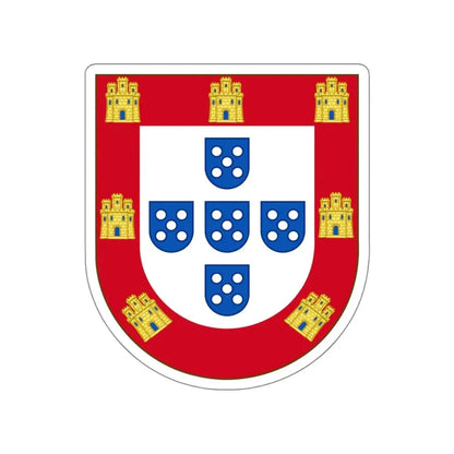 Royal Arms of Portugal STICKER Vinyl Die-Cut Decal 4 Inch - The Sticker Space