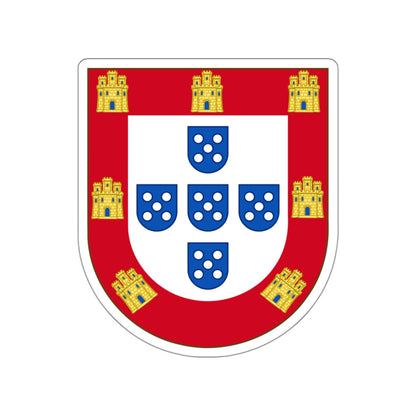 Royal Arms of Portugal STICKER Vinyl Die-Cut Decal-White-The Sticker Space