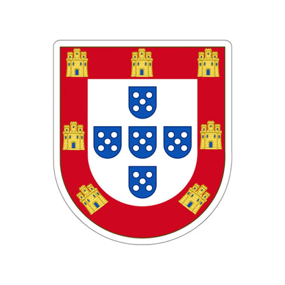 Royal Arms of Portugal STICKER Vinyl Die-Cut Decal-White-The Sticker Space