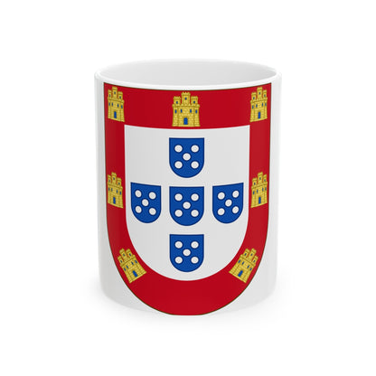 Royal Arms of Portugal - White Coffee Mug-11oz-The Sticker Space