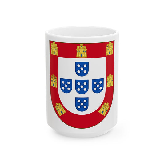 Royal Arms of Portugal - White Coffee Mug-15oz-The Sticker Space