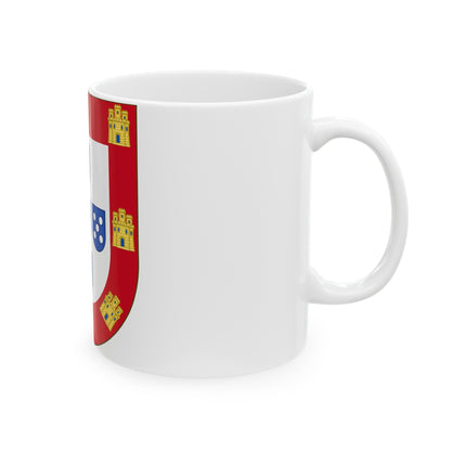 Royal Arms of Portugal - White Coffee Mug-The Sticker Space