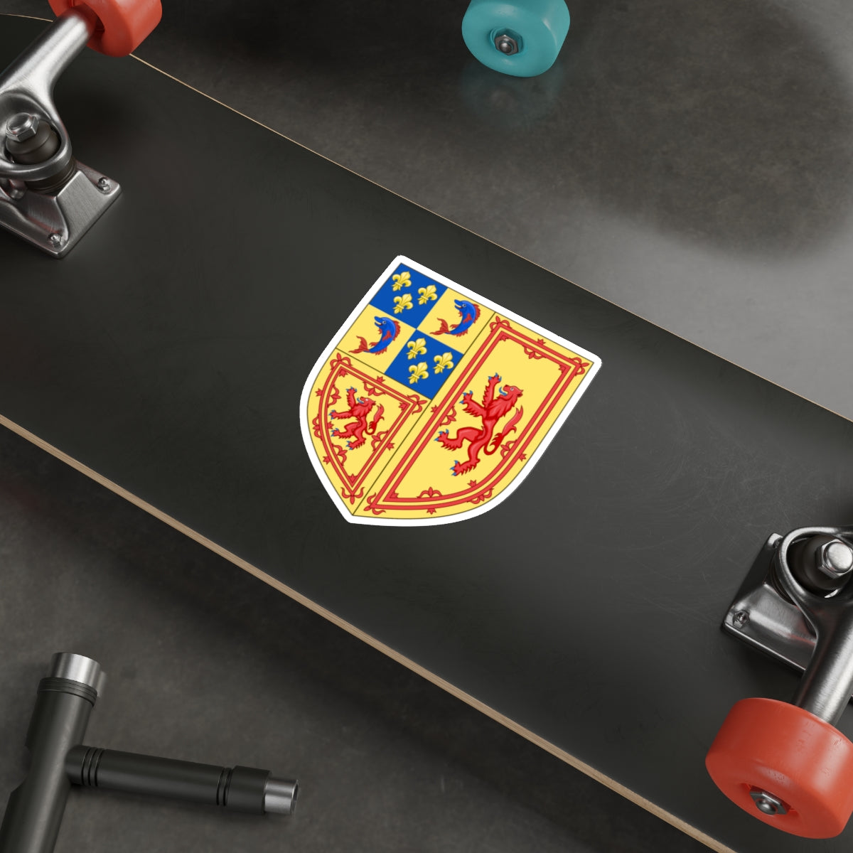 Royal Arms of the Kingdom of Scotland (1558-1559) STICKER Vinyl Die-Cut Decal-The Sticker Space