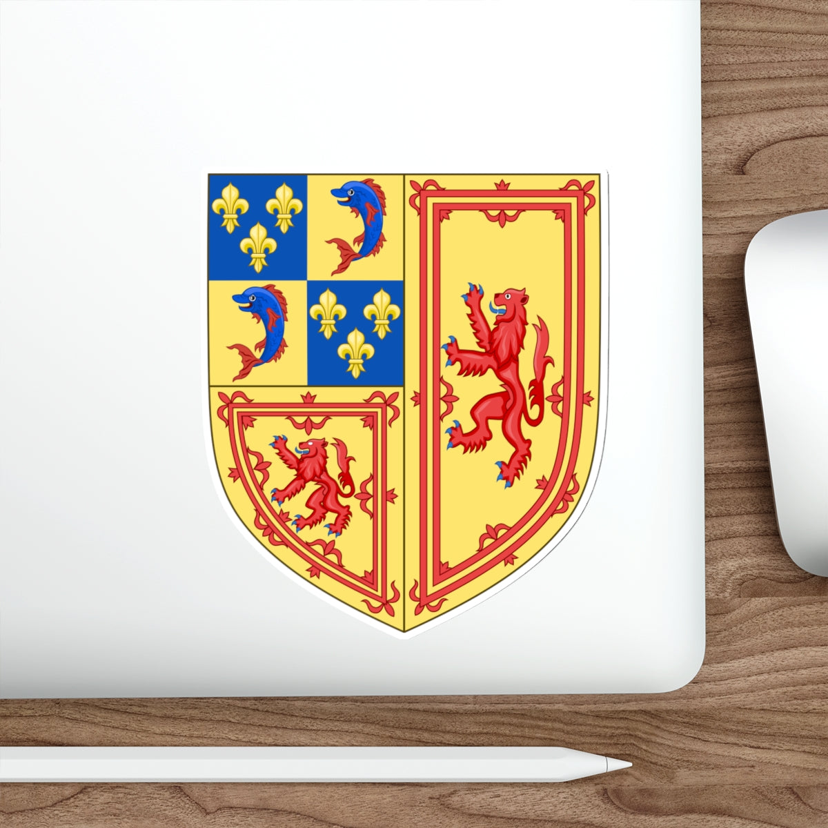 Royal Arms of the Kingdom of Scotland (1558-1559) STICKER Vinyl Die-Cut Decal-The Sticker Space