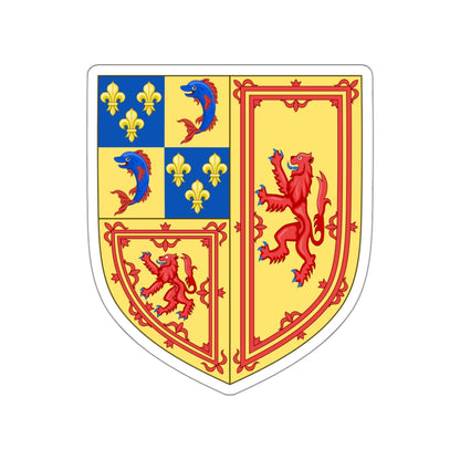 Royal Arms of the Kingdom of Scotland (1558-1559) STICKER Vinyl Die-Cut Decal-White-The Sticker Space