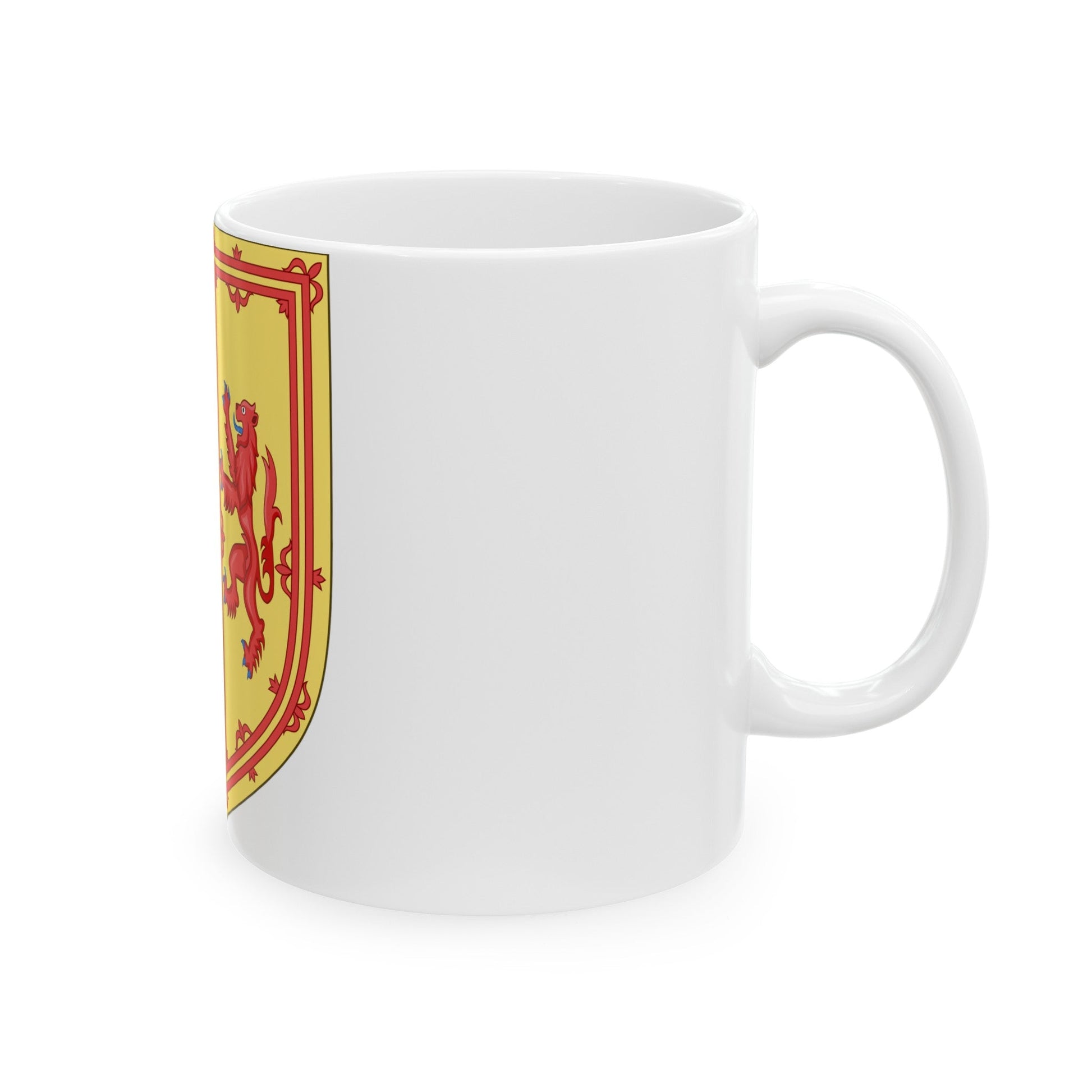 Royal Arms of the Kingdom of Scotland (1558-1559) - White Coffee Mug-The Sticker Space