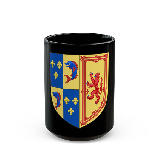 Royal Arms of the Kingdom of Scotland (1558) - Black Coffee Mug-15oz-The Sticker Space