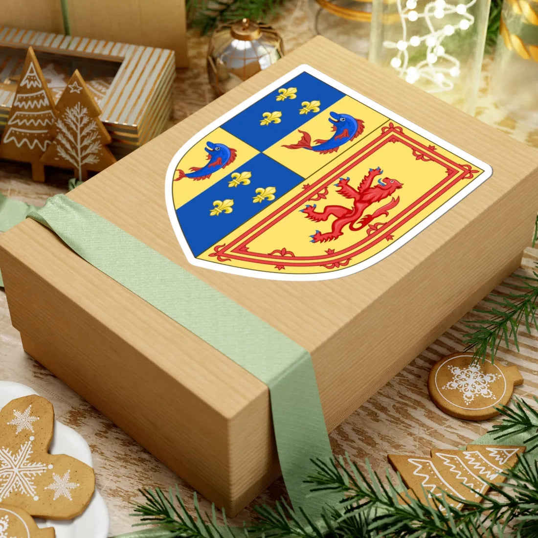 Royal Arms of the Kingdom of Scotland 1558 (Scotland) (Coat of Arms) STICKER Vinyl Kiss-Cut Decal - The Sticker Space