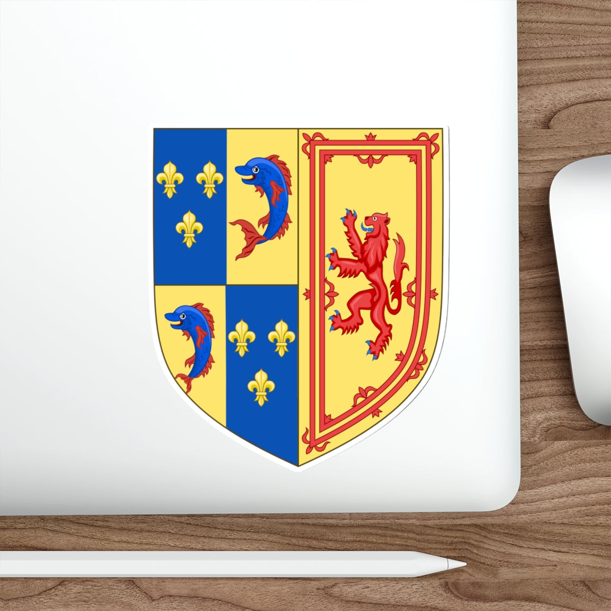 Royal Arms of the Kingdom of Scotland (1558) STICKER Vinyl Die-Cut Decal-The Sticker Space