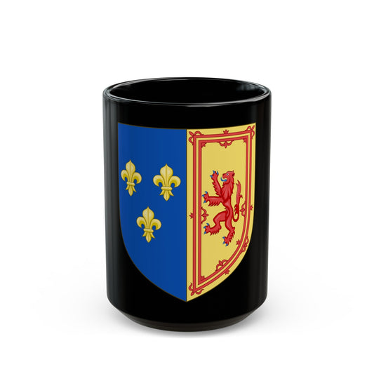 Royal Arms of the Kingdom of Scotland (1559-1560) - Black Coffee Mug-15oz-The Sticker Space