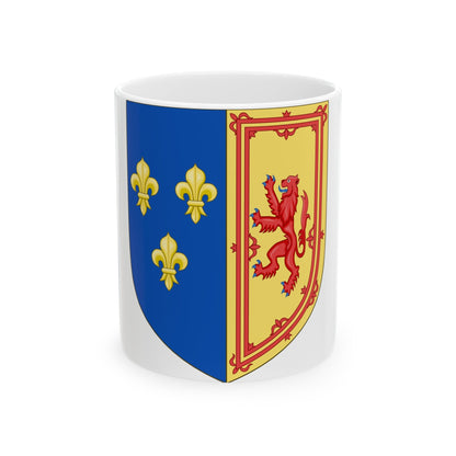 Royal Arms of the Kingdom of Scotland (1559-1560) - White Coffee Mug-11oz-The Sticker Space