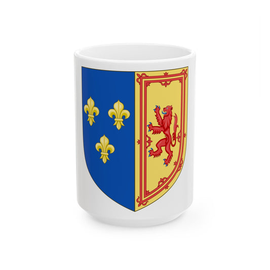 Royal Arms of the Kingdom of Scotland (1559-1560) - White Coffee Mug-15oz-The Sticker Space