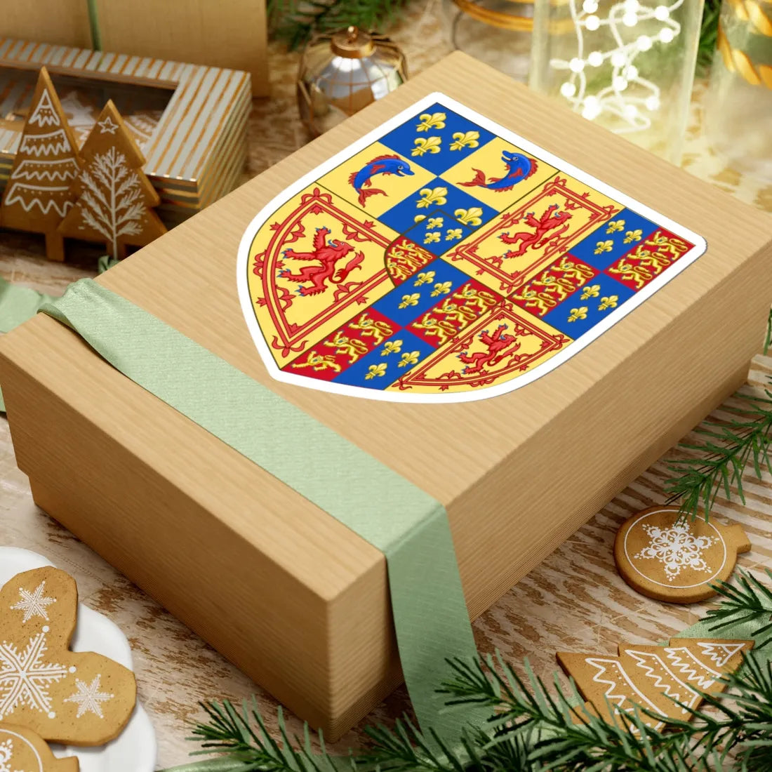 Royal Arms of the Kingdom of Scotland 1559 (Scotland) (Coat of Arms) STICKER Vinyl Kiss-Cut Decal - The Sticker Space