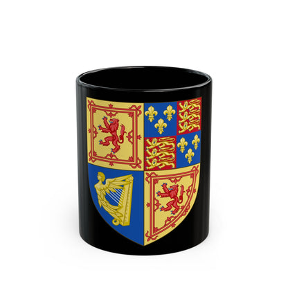 Royal Arms of the Kingdom of Scotland (1603-1707) - Black Coffee Mug-11oz-The Sticker Space