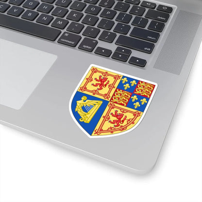 Royal Arms of the Kingdom of Scotland 1603-1707 (Scotland) (Coat of Arms) STICKER Vinyl Kiss-Cut Decal - The Sticker Space