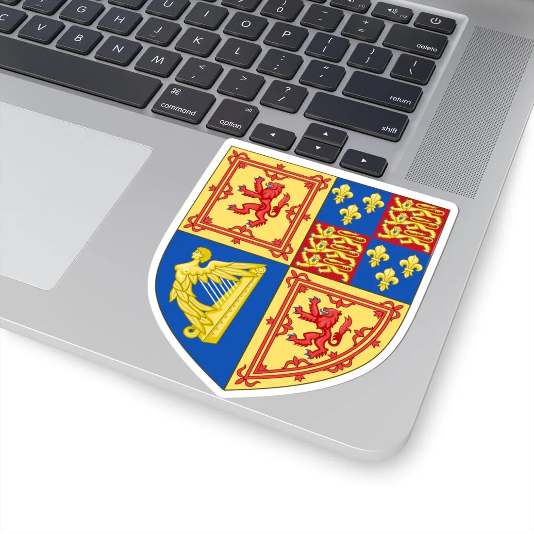 Royal Arms of the Kingdom of Scotland 1603-1707 (Scotland) (Coat of Arms) STICKER Vinyl Kiss-Cut Decal - The Sticker Space