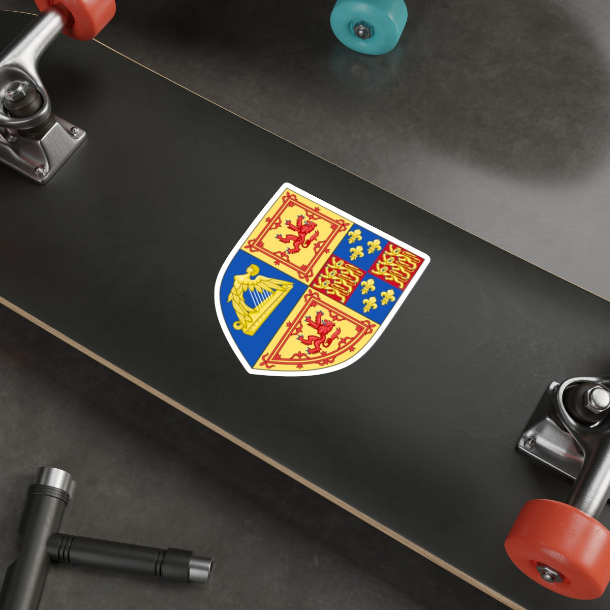 Royal Arms of the Kingdom of Scotland (1603-1707) STICKER Vinyl Die-Cut Decal-The Sticker Space