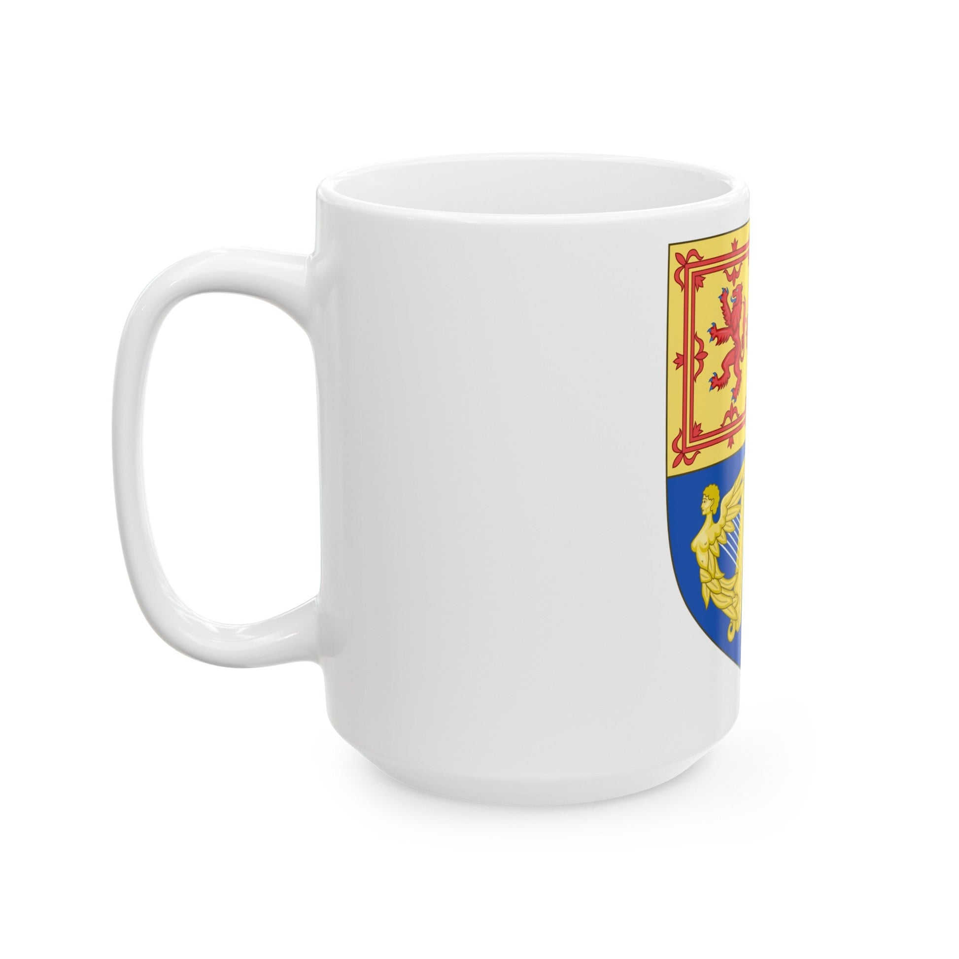 Royal Arms of the Kingdom of Scotland (1603-1707) - White Coffee Mug-The Sticker Space