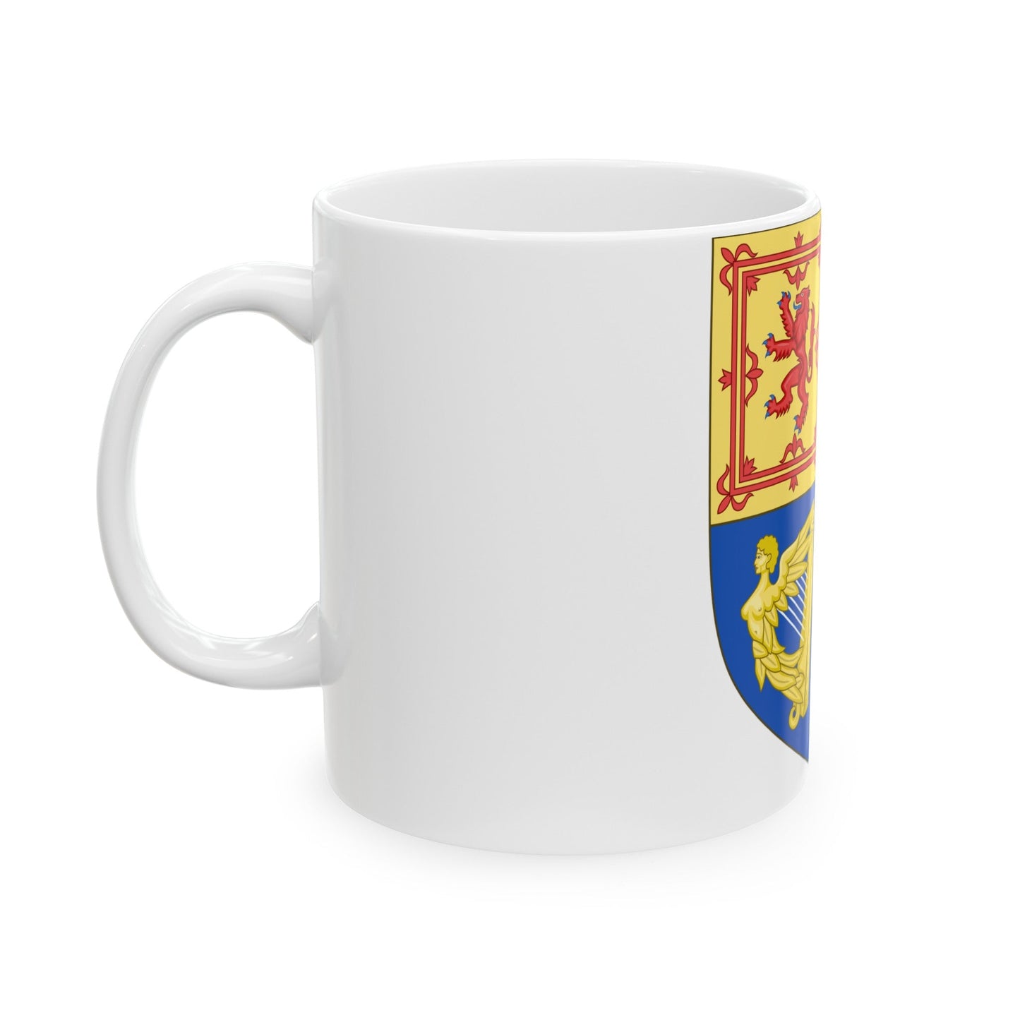 Royal Arms of the Kingdom of Scotland (1603-1707) - White Coffee Mug-The Sticker Space