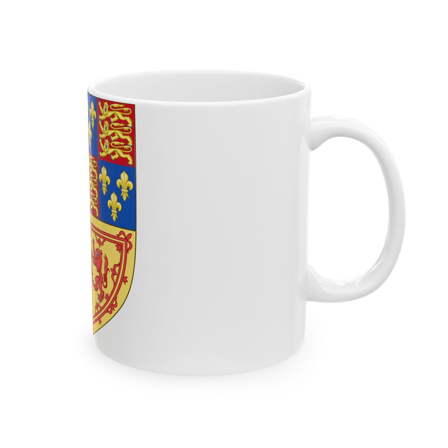 Royal Arms of the Kingdom of Scotland (1603-1707) - White Coffee Mug-The Sticker Space