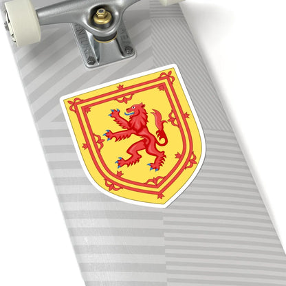Royal Arms of the Kingdom of Scotland (Scotland) (Coat of Arms) STICKER Vinyl Kiss-Cut Decal - The Sticker Space