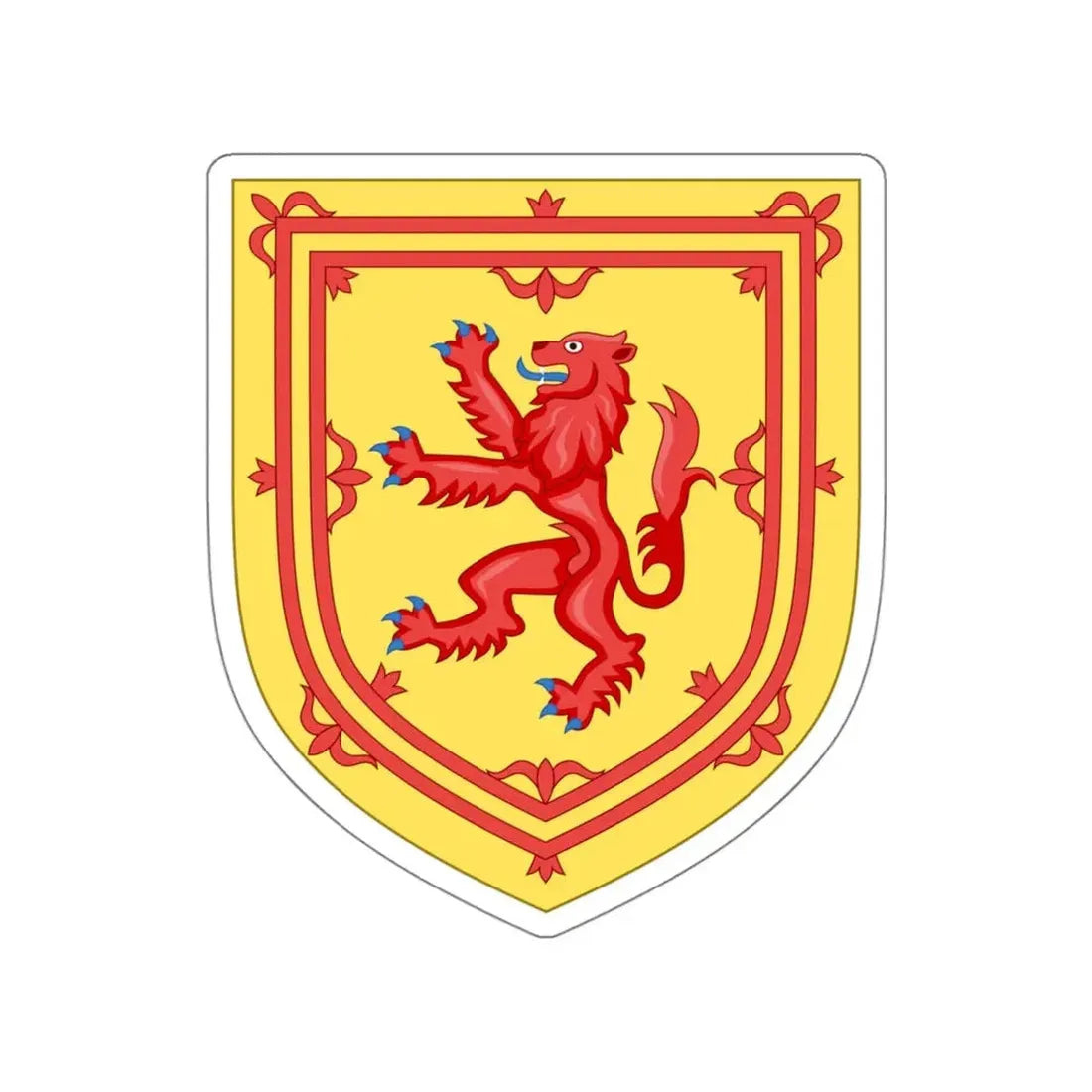 Royal Arms of the Kingdom of Scotland STICKER Vinyl Die-Cut Decal 5 Inch - The Sticker Space