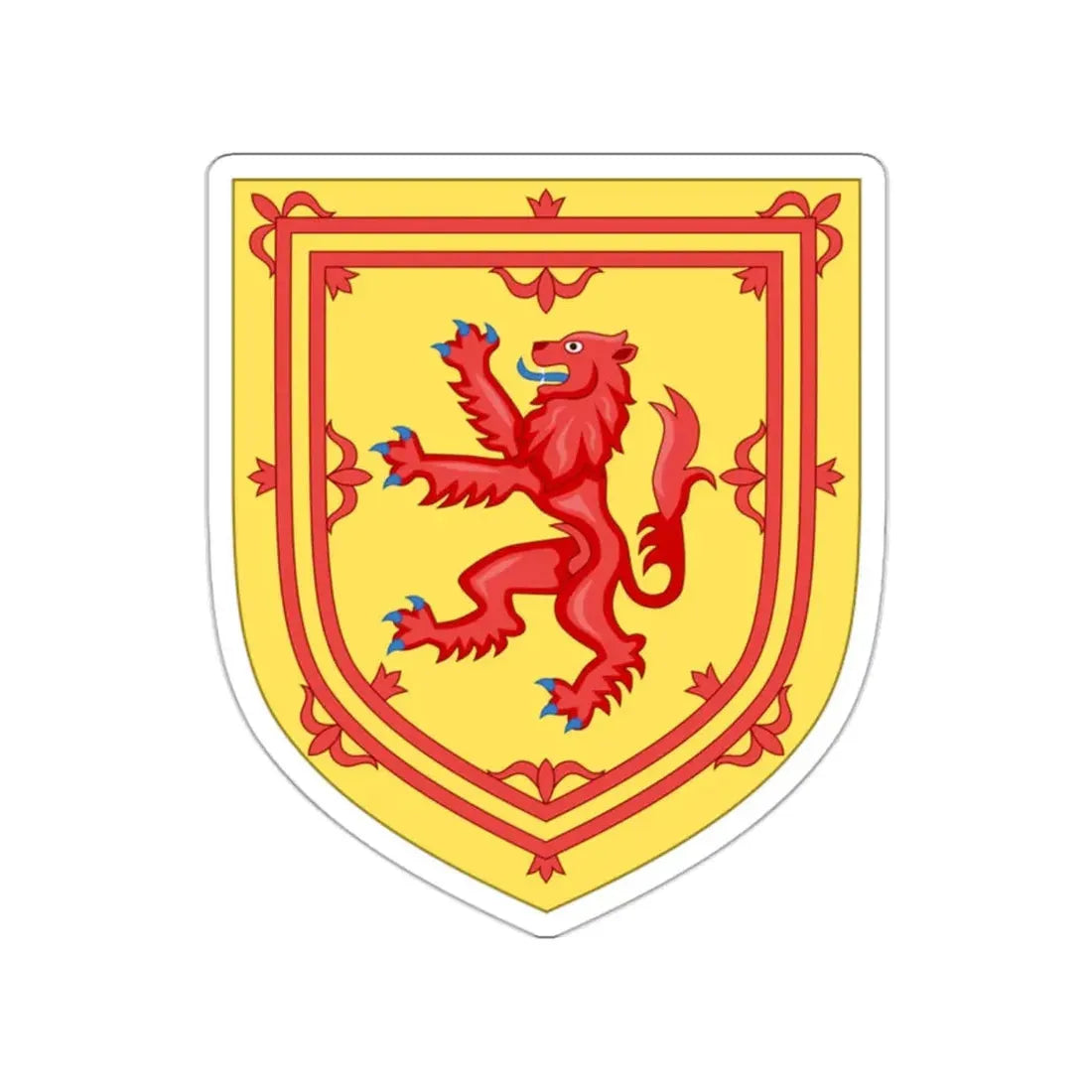 Royal Arms of the Kingdom of Scotland STICKER Vinyl Die-Cut Decal - The Sticker Space