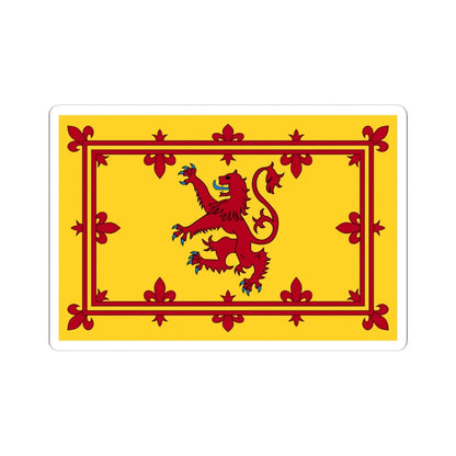 Royal Banner of Scotland (Scotland) STICKER Vinyl Kiss-Cut Decal 6 Inch White - The Sticker Space