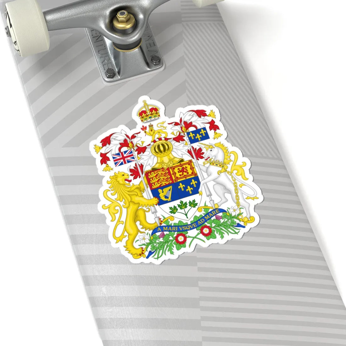 Royal Coat of Arms of Canada 1921-1957 (Canada) (Coat of Arms) STICKER Vinyl Kiss-Cut Decal - The Sticker Space