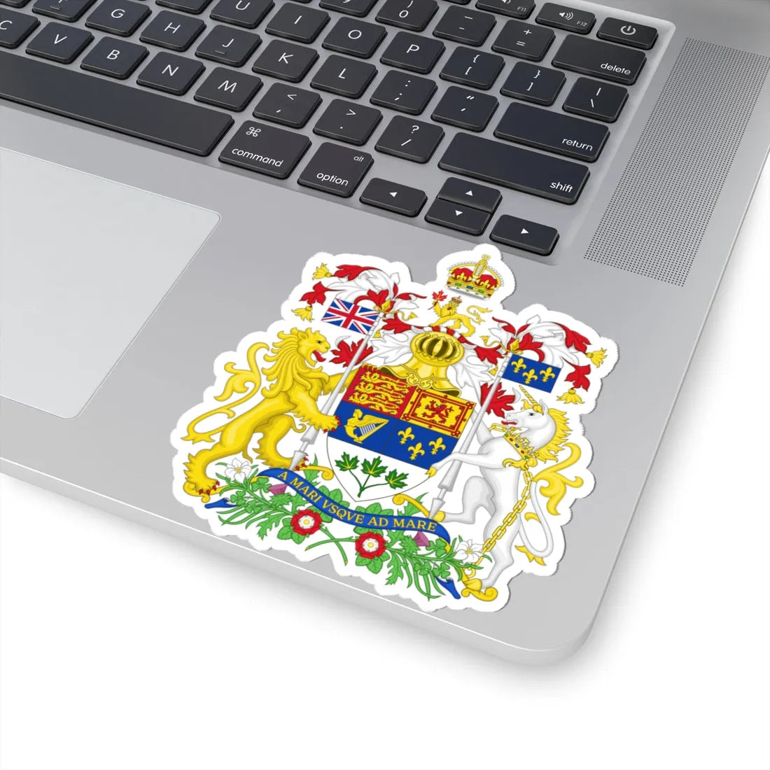 Royal Coat of Arms of Canada 1921-1957 (Canada) (Coat of Arms) STICKER Vinyl Kiss-Cut Decal - The Sticker Space