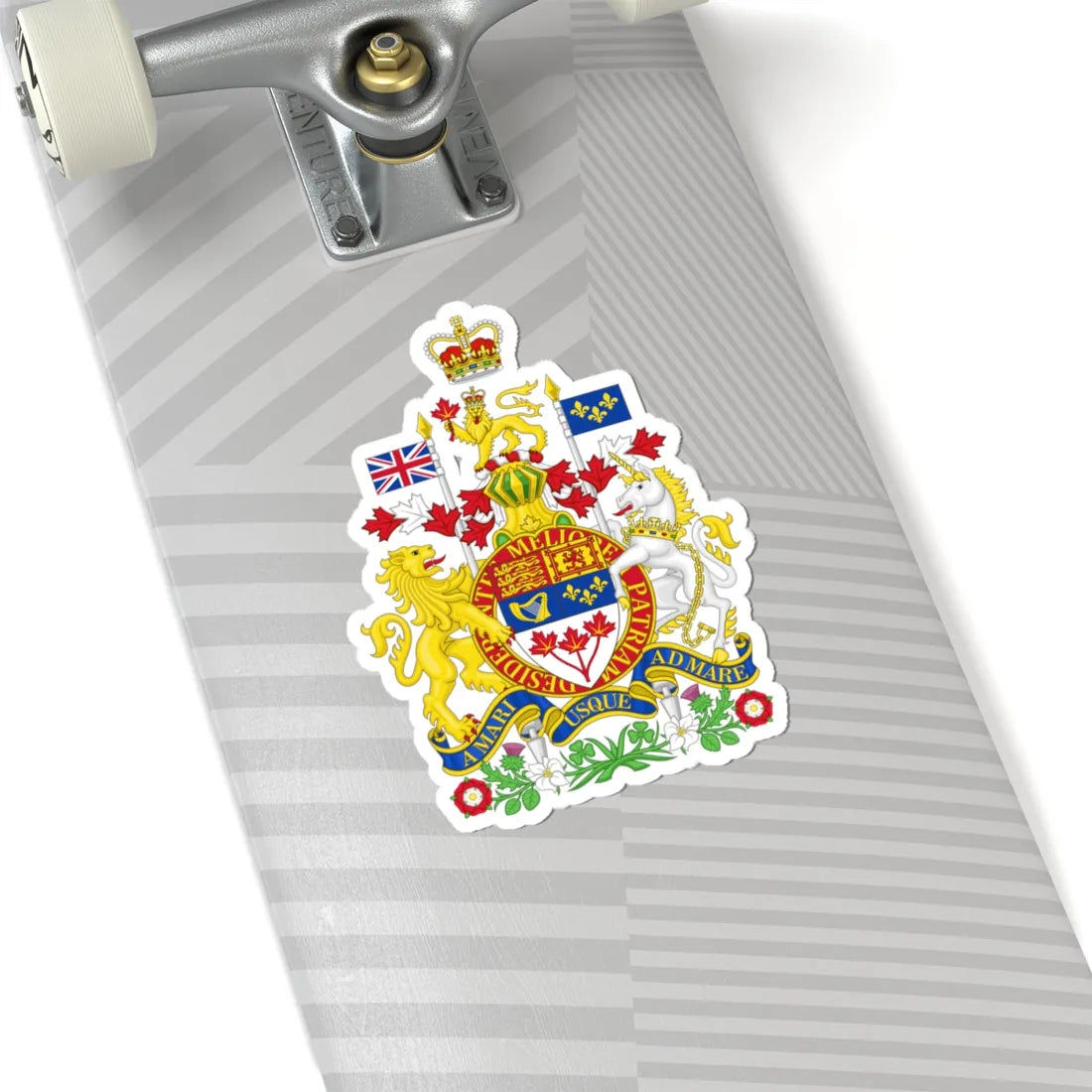 Royal Coat of arms of Canada (Canada) (Coat of Arms) STICKER Vinyl Kiss-Cut Decal - The Sticker Space