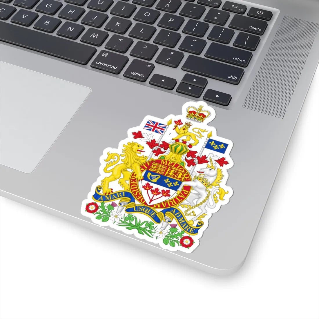 Royal Coat of arms of Canada (Canada) (Coat of Arms) STICKER Vinyl Kiss-Cut Decal - The Sticker Space