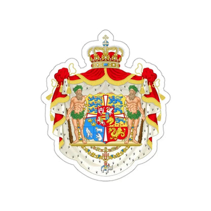 Royal coat of arms of Denmark (1903–1948) STICKER Vinyl Die-Cut Decal 2 Inch - The Sticker Space