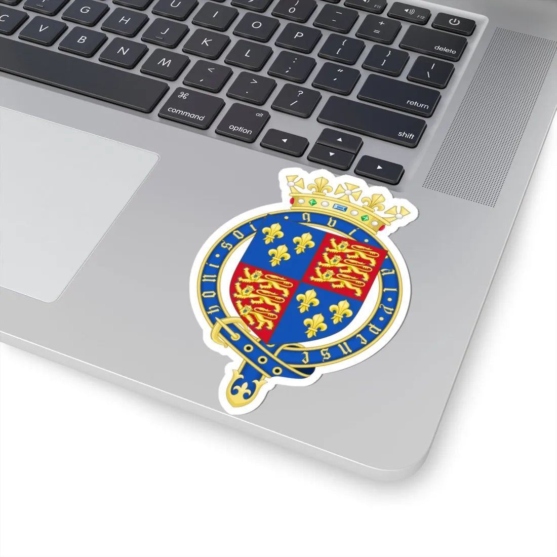 Royal Coat of Arms of England 1399-1603 (England) (Coat of Arms) STICKER Vinyl Kiss-Cut Decal - The Sticker Space
