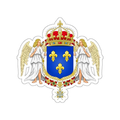 Royal Coat of Arms of France STICKER Vinyl Die-Cut Decal - The Sticker Space