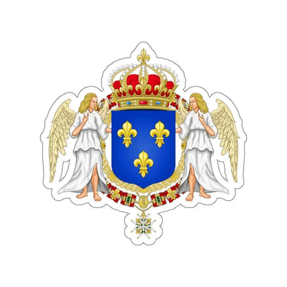 Royal Coat of Arms of France STICKER Vinyl Die-Cut Decal - The Sticker Space