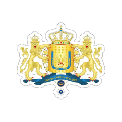 Royal Coat of arms of Haiti (1811–1814) STICKER Vinyl Die-Cut Decal - The Sticker Space
