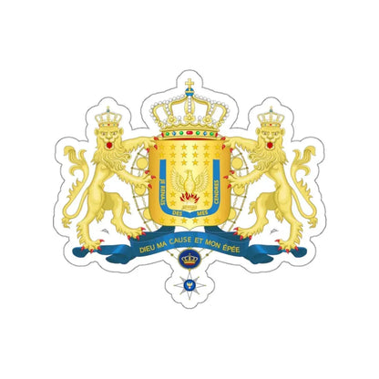 Royal Coat of arms of Haiti (1811–1814) STICKER Vinyl Die-Cut Decal - The Sticker Space