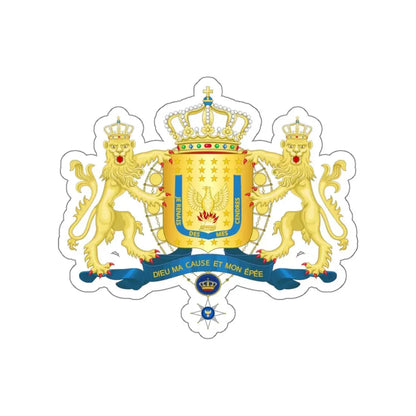 Royal Coat of arms of Haiti (1811–1814) STICKER Vinyl Die-Cut Decal - The Sticker Space