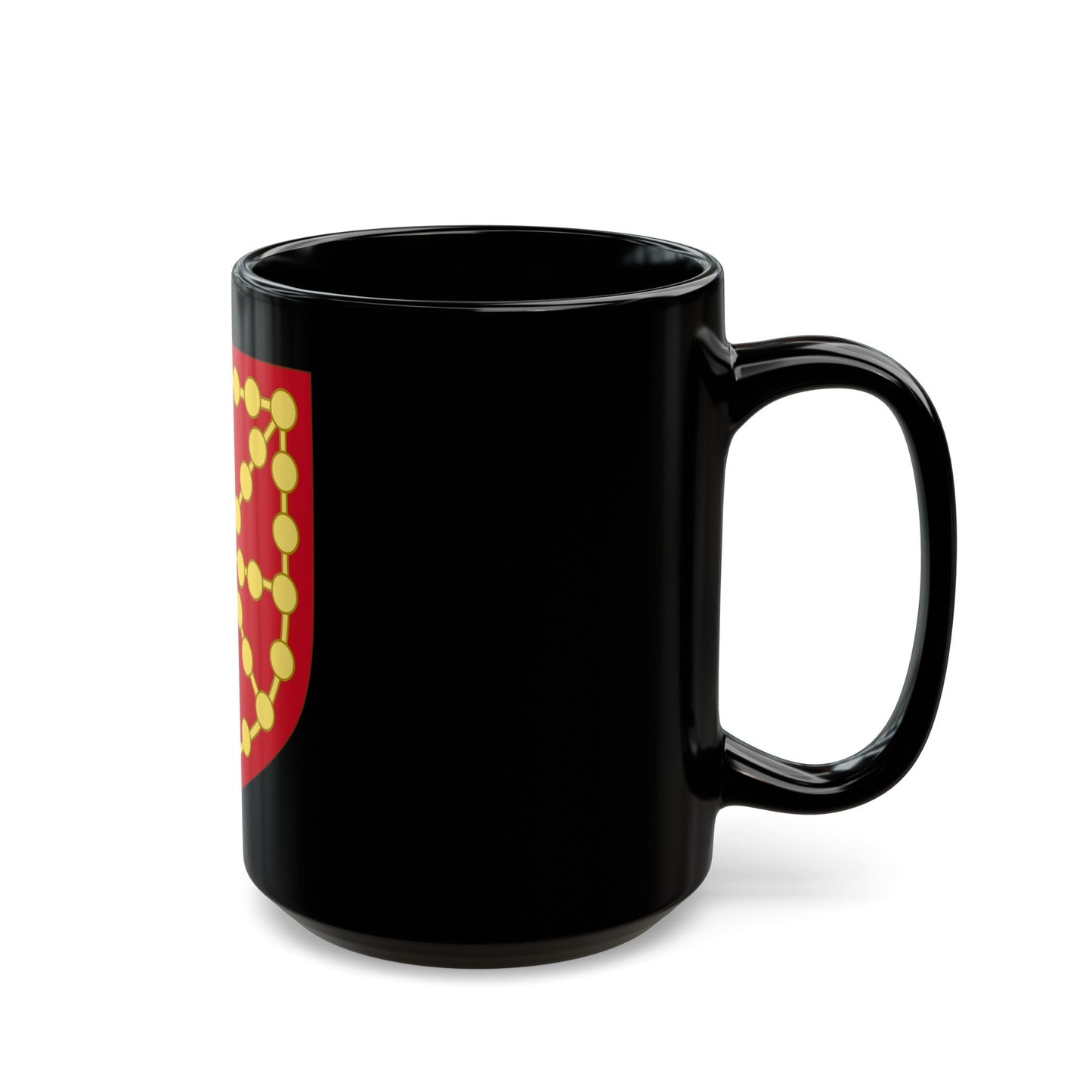 Royal Coat of Arms of Navarre (1285-1328) - Black Coffee Mug-The Sticker Space